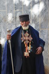30-The priest in the Tsion Maryam Church